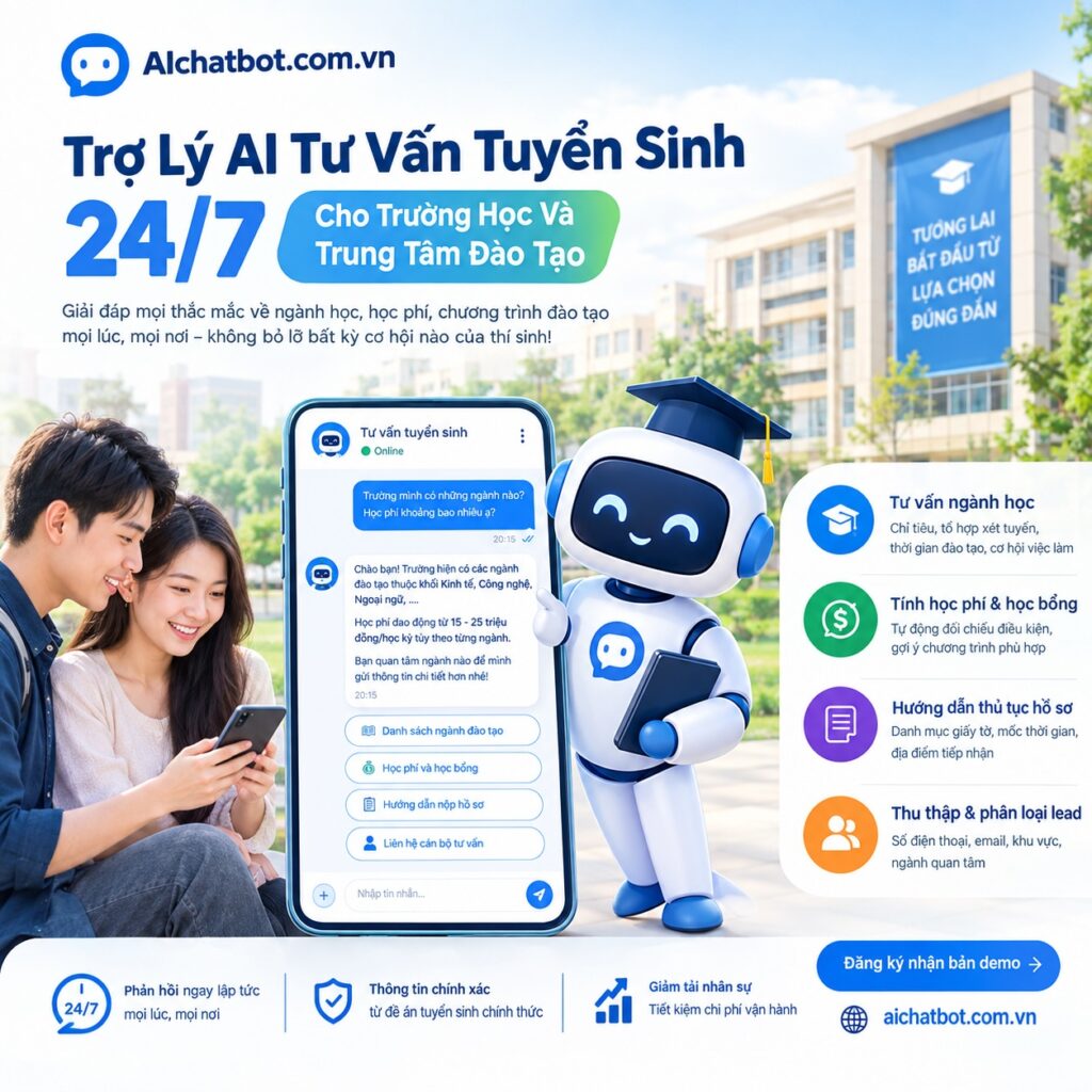 AI Chatbot tuyển sinh