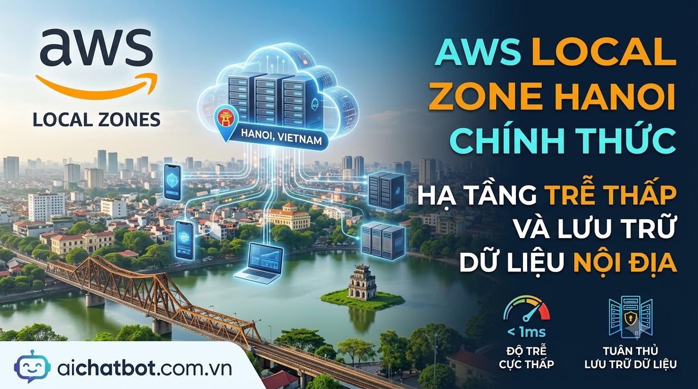 AWS Chính Thức Cung Cấp Local Zone Tại Hà Nội: Mang Đám Mây Đến Gần Hơn Với Người Dùng Việt Nam