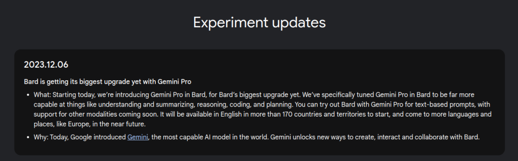 Bard is getting its biggest upgrade yet with Gemini Pro