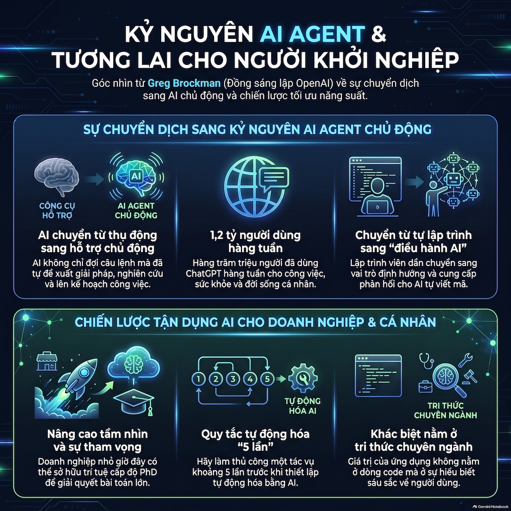Kỷ nguyên AI Agent khởi nghiệp