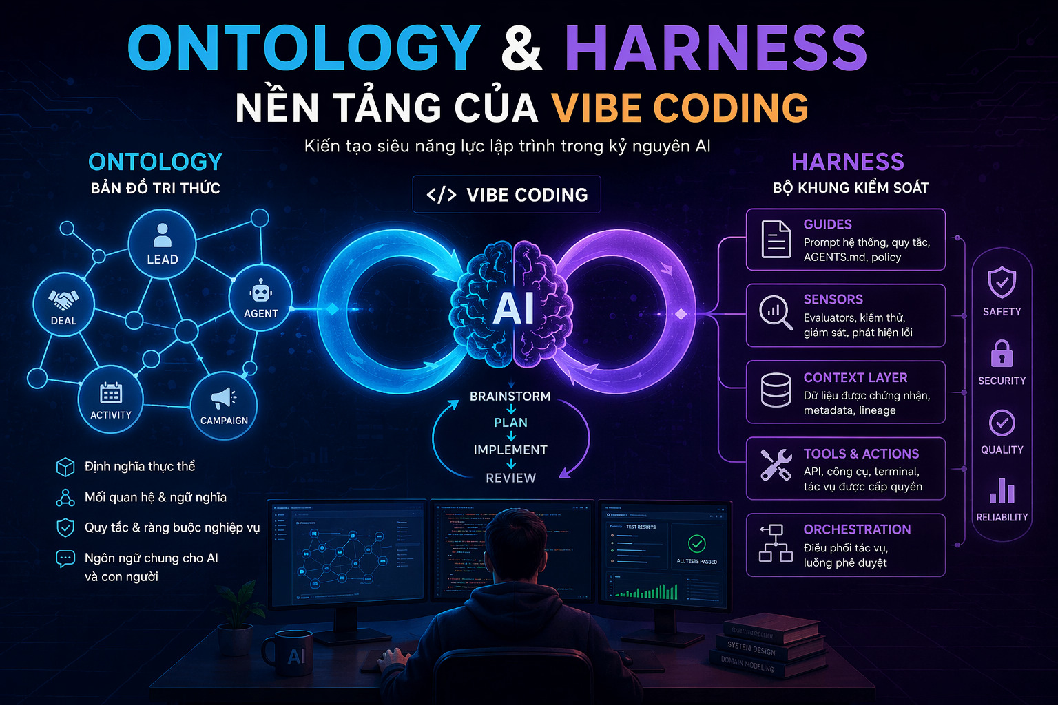 Vai trò của Ontology và Harness trong Vibe Coding: Hiểu đúng để khai thác sức mạnh AI