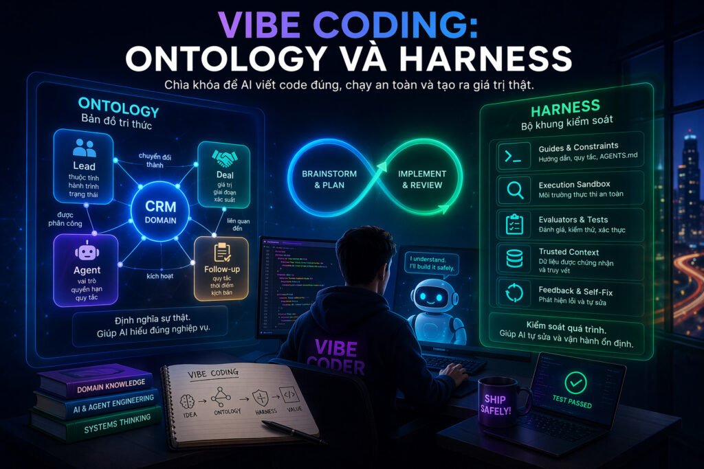 Vai trò của Ontology và Harness trong Vibe Coding: Hiểu đúng để khai thác sức mạnh AI
